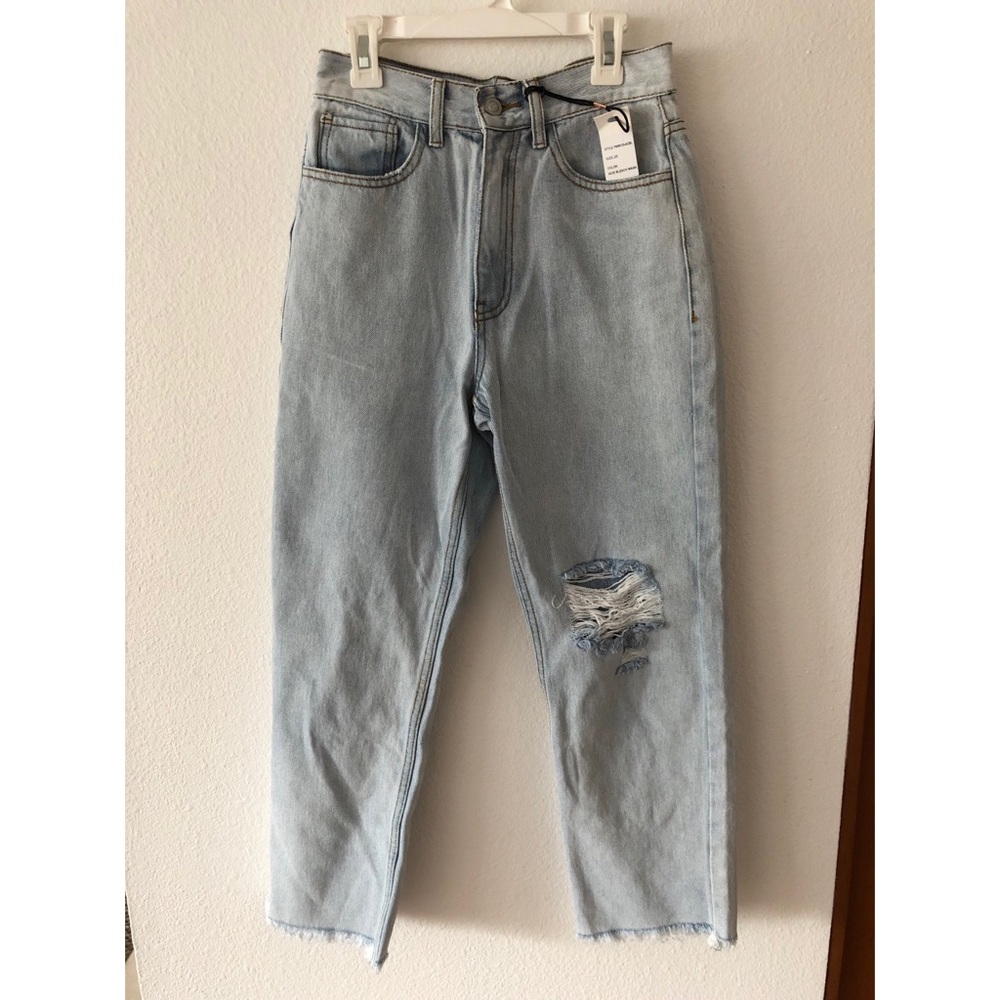 Windsor store high waisted cropped jeans